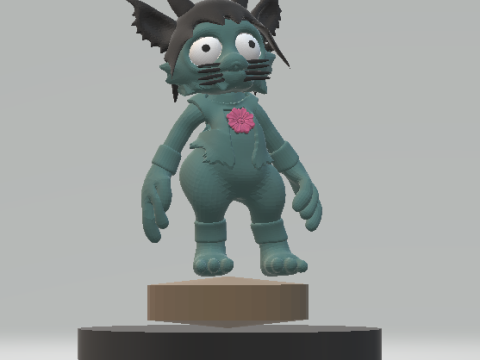 Creepy cute character 3d printable model 3D Print Model