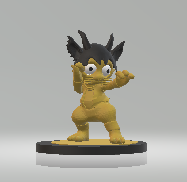 Son Goku toy 3d printable model Modello di stampa 3D .c4d .max .obj .3ds .fbx .stl .blend 