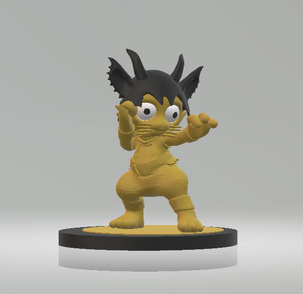 Son Goku toy 3d printable model 3D Print Model .c4d .max .obj .3ds .fbx .stl .blend
