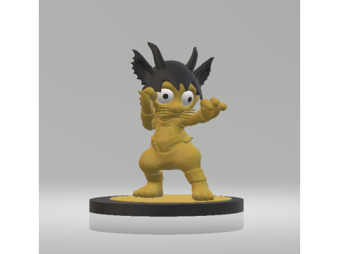 Son Goku toy 3d printable model 3D Print Model