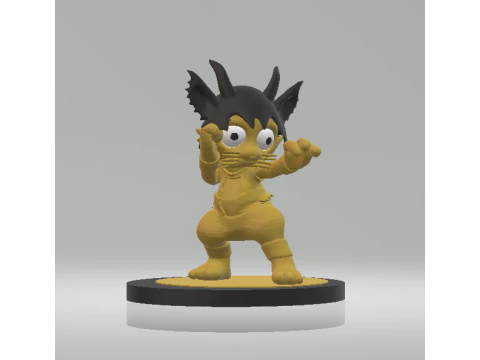 Modelo para impressão em 3D do brinquedo Son Goku Modelo de Impressão 3D