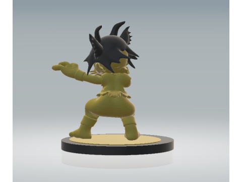 Son Goku toy 3d printable model Modello di stampa 3D