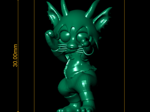 Son Goku toy 3d printable model Modello di stampa 3D