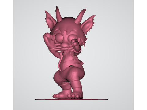 Son Goku toy 3d printable model Modello di stampa 3D