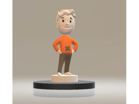 Vault Tec Vault Boy mod&egrave;le imprimable en 3D Modèles 3D en vedette