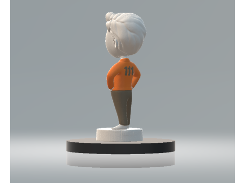 Vault Tec Vault Boy 3d printable model 3Dプリントモデル
