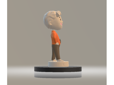 Vault Tec Vault Boy 3d printable model 3Dプリントモデル