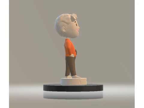 Vault Tec Vault Boy 3d printable model 3D Print Model