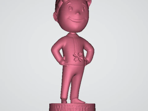 Vault Tec Vault Boy 3d printable model 3D Print Model