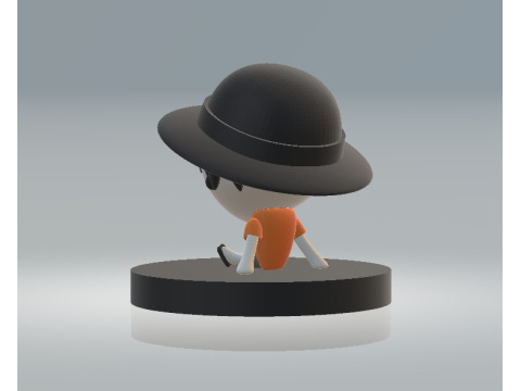 Monkey D Luffy 3ed printable model Modelo de Impressão 3D