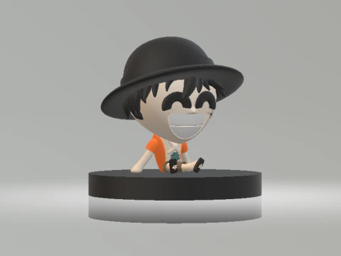 Monkey D Luffy 3ed printable model 3D Print Model