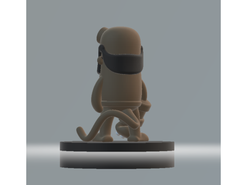 Mini Hellboy Toy 3d printable model 3D 打印模型