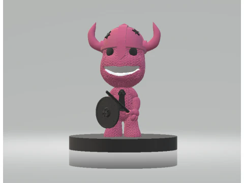 Modello stampabile in 3D del regno di LittleBigPlanet Modello di stampa 3D