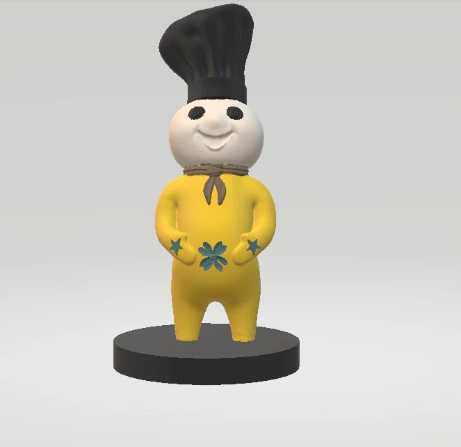Funny Marshmallow Man 3d printable model 3D Print Model .c4d .max .obj .3ds .fbx .stl .blend 