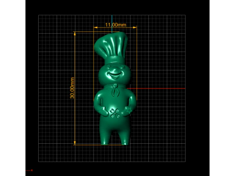 Funny Marshmallow Man 3d printable model 3D Print Model