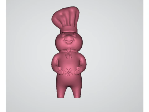Funny Marshmallow Man 3d printable model 3D Print Model
