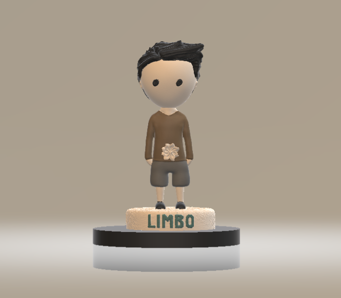 Limbo Boy toy 3d printable model 3D 打印模型 .c4d .max .obj .3ds .fbx .stl .blend