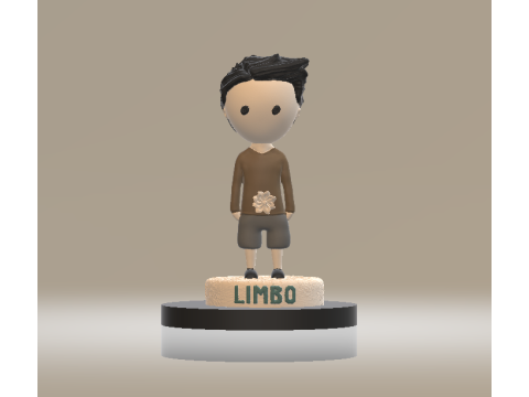 Limbo Boy toy 3d printable model Modelo de Impressão 3D