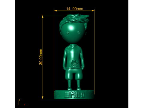 Limbo Boy toy 3d printable model 3D 打印模型