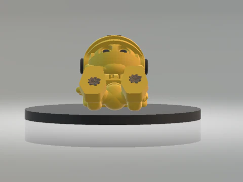 रॉकेट रैकून स्केलेटन 3डी प्रिंट करने योग्य मॉडल 3D प्रिंट मॉडल