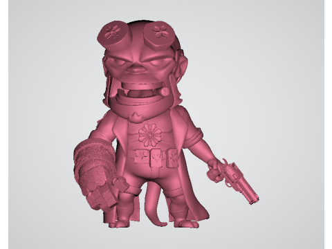 Rocket Raccoon Skeleton 3d printable model Model Cetak 3D