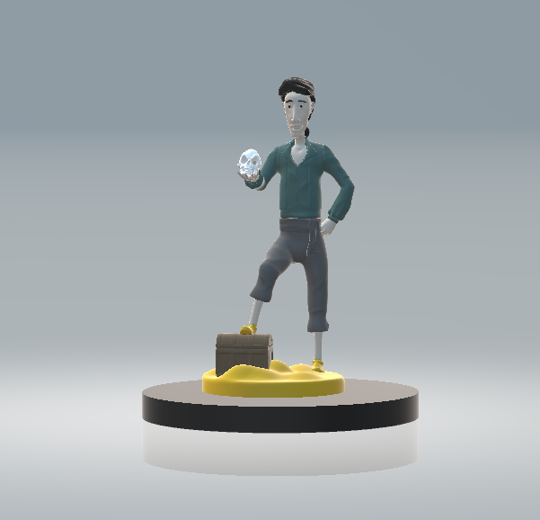 Golden Boy Phone Stand 3d printable model Model Cetak 3D .c4d .max .obj .3ds .fbx .stl .blend