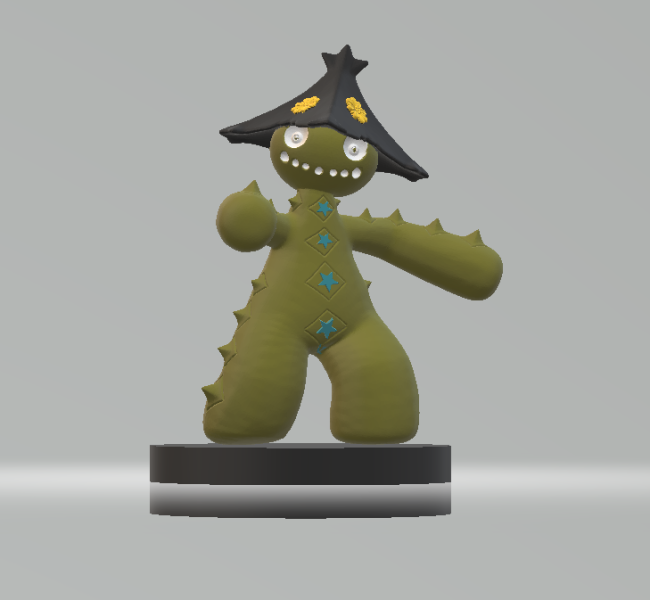 Cacturne Toy 3D printable Model Modèles 3D en vedette .c4d .max .obj .3ds .fbx .stl .blend 