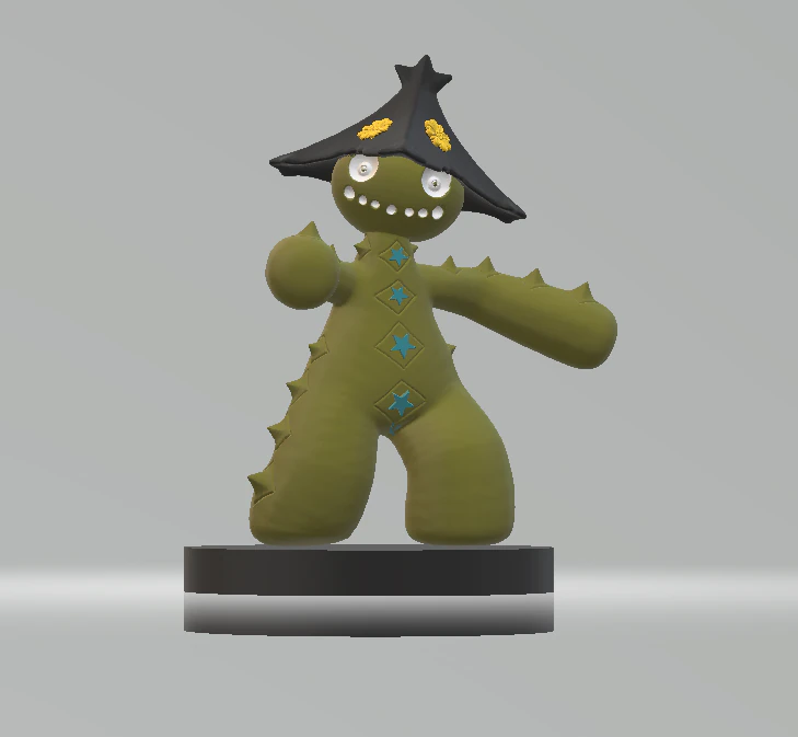 Cacturne Toy 3D printable Model 3D Print Model .c4d .max .obj .3ds .fbx .stl .blend 