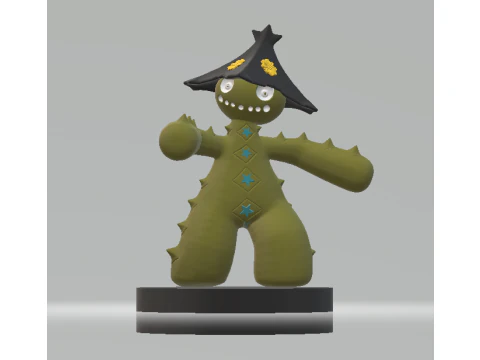 Cacturne Toy 3D printable Model 3D Print Model