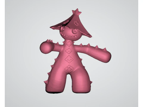 Cacturne Toy 3D printable Model 3D Print Model