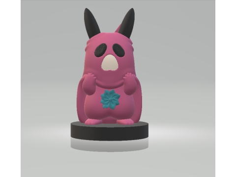 Toxic Pikachu 3d printable model 3Dプリントモデル