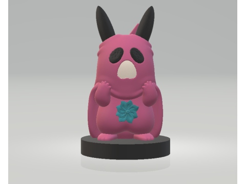 Toxic Pikachu 3d printable model Modello di stampa 3D