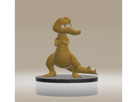 Krokorok Toy 3D printable model 3D Принт Модель
