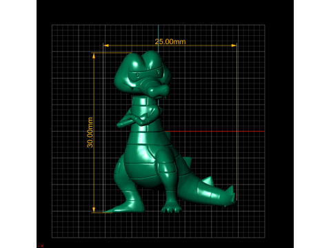 Krokorok Toy 3D printable model Model Cetak 3D