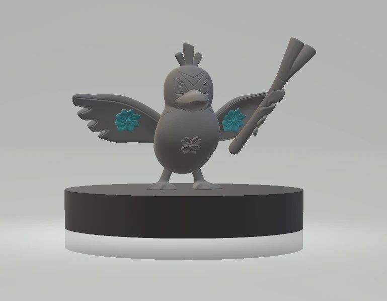 Farfetch toy 3D prinntable Model 3D Print Model .c4d .max .obj .3ds .fbx .stl .blend 