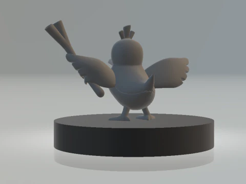 Farfetch toy 3D prinntable Model 3D Print Model