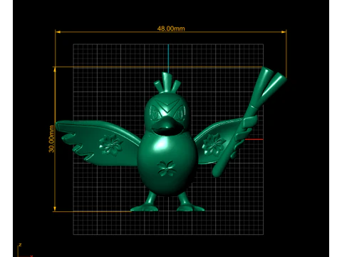Farfetch toy 3D prinntable Model 3D Print Model