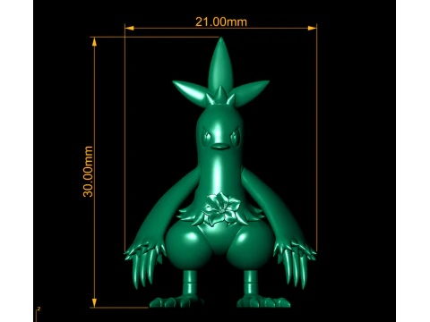 Combusken Toy 3d printable model 3D Print Model