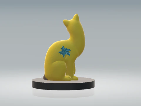 Geometric Cat 3d printable model 3D Print Model