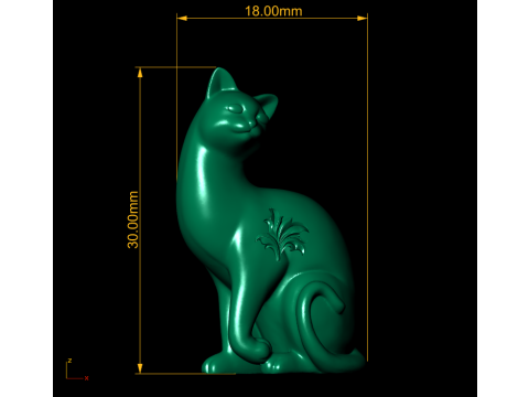 Geometric Cat 3d printable model 3D Print Model