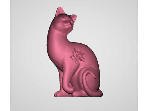Geometric Cat 3d printable model 3D Print Model