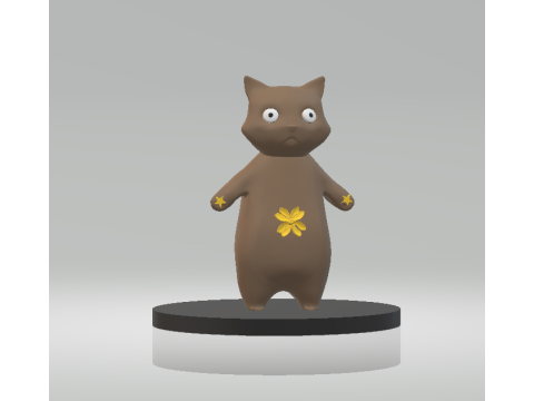 Cat Phone Stand 3d printable model 3D 프린트 모델
