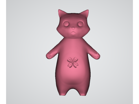 Cat Phone Stand 3d printable model 3D 프린트 모델