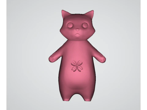 Cat Phone Stand 3d printable model 3D Print Model