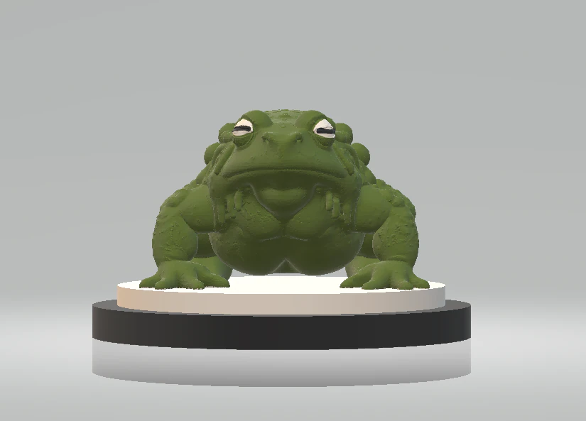 Frog Sculpture 3d printable model 3D Print Model .c4d .max .obj .3ds .fbx .stl .blend 