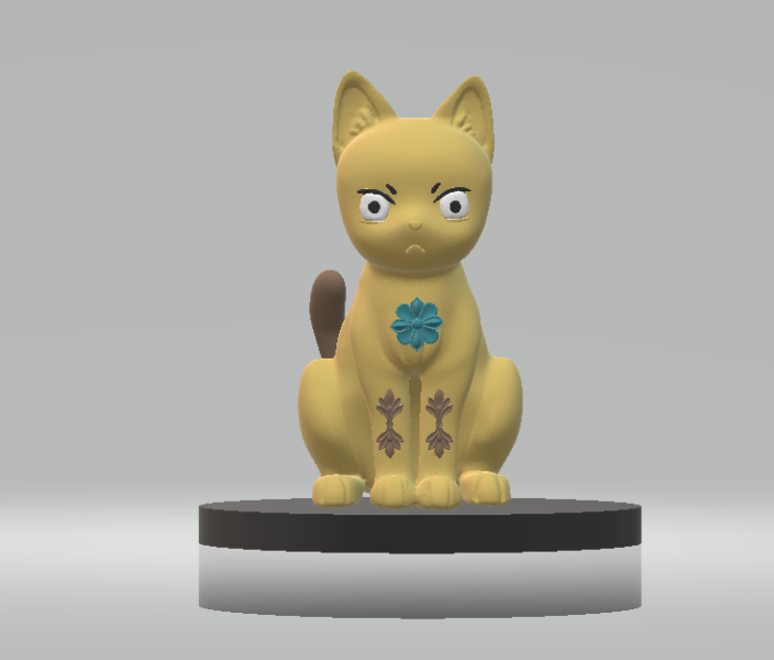 Turbo Granny Lucky Cat 3d printable model 3D 打印模型 .c4d .max .obj .3ds .fbx .stl .blend 