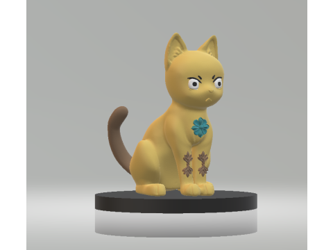 Turbo Granny Lucky Cat 3d printable model 3D 打印模型