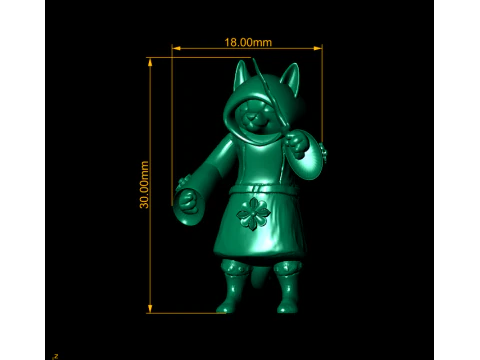 Halloween Cat 3d printable model 3D Print Model