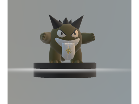 Gengar cartoon toy 3ed printabvle model 3D printmodel