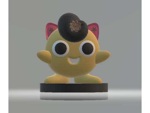 Pikmin cartoon toy 3d printable model 3Dプリントモデル